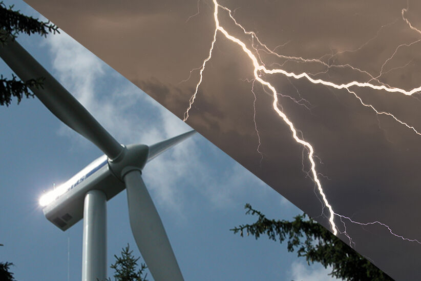 Waldbrände und Blitzschutzwirkung durch Windkraftanlagen 118 Windkraft wind power