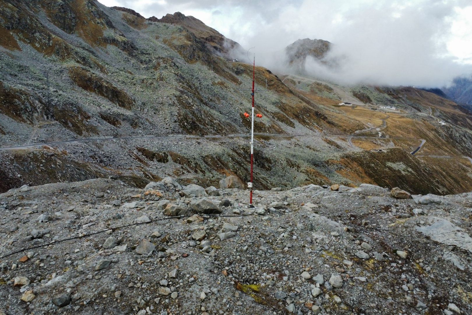 Österreichs höchstgelegene Windmessung 75 Energiewerkstatt hoechstgelegene Windmessung Mast 2 Header uai