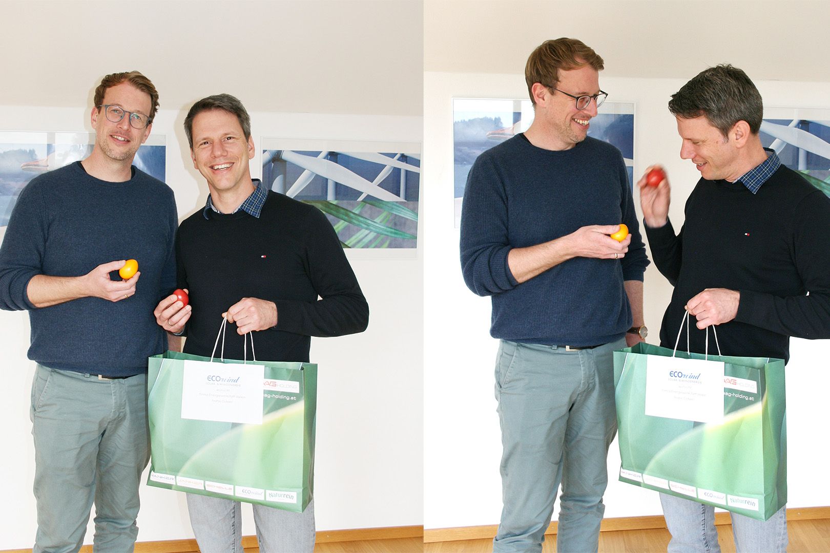 ECOWind besucht Energiewerkstatt und wünscht frohe Ostern 56 Energiewerkstatt ecowind wuenscht frohe Ostern Matthaeus Witek Thomas Woelfler Bildkomposition uai