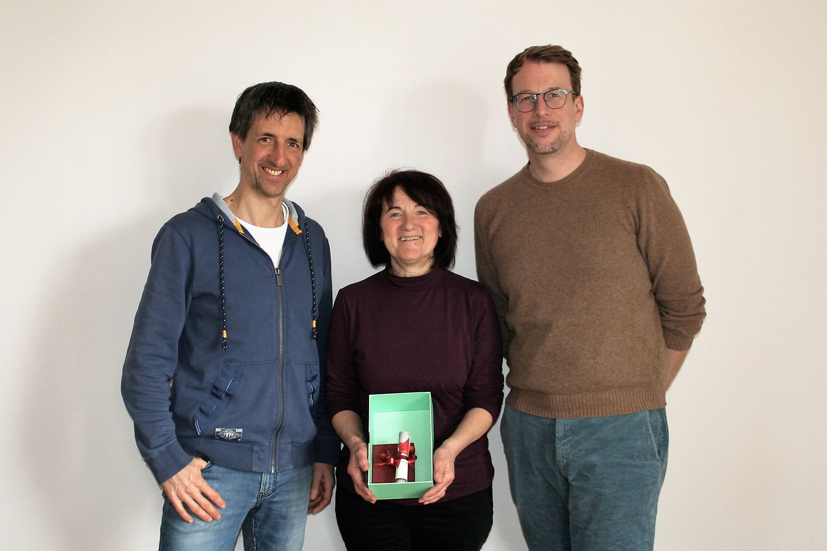 Elfriede Moser für fünf Jahre Treue geehrt 28 Energiewerkstatt Dienstjubilaeum Elfriede Moser uai