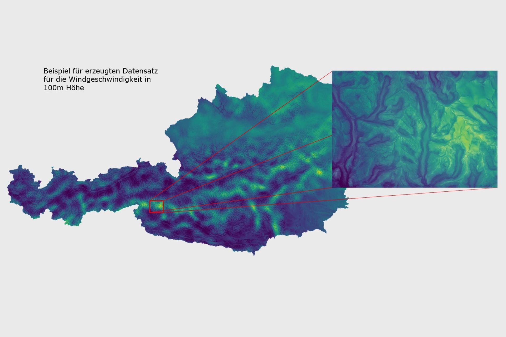 Energiewerkstatt überarbeitet Windatlas Österreichs im Auftrag der ESA 23 Windatlas Square uai