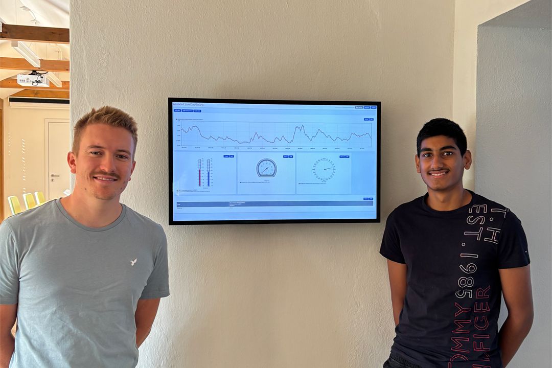 Praktikant Gurshan bereichert die Energiewerkstatt 20 Energiewerkstatt Ferialpraktikum Marco Woerndl und Gurshan uai